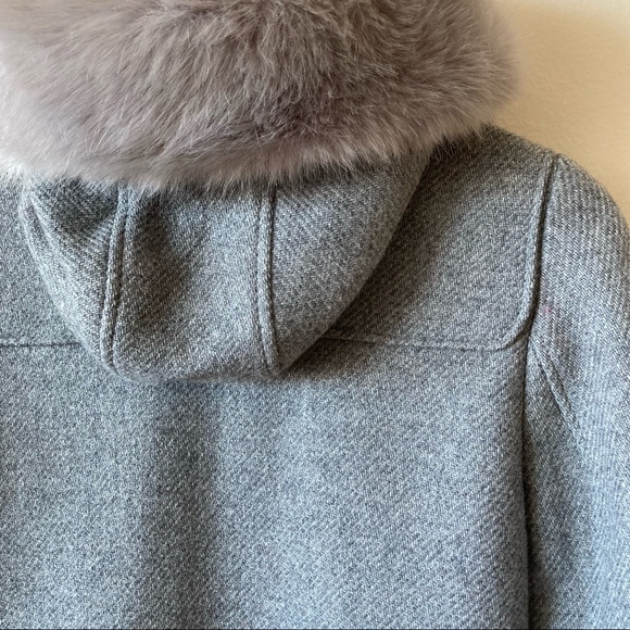 ASOS grey duffle coat with hood - Picture 5 of 10